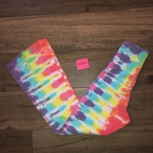 Undee Bandz Yoga Pants Tie-Dye NWT